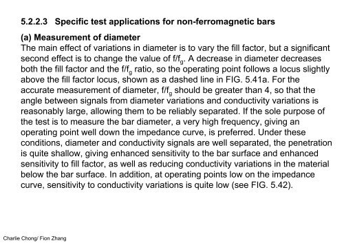 Electromagnetic Testing - Eddy Current Testing Applications Chapter 5 & 6