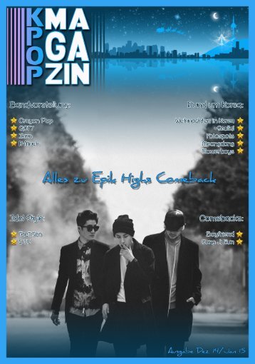 E-KPOPmagazin Dezember / Januar