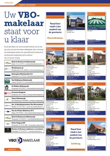 WonenDoeJeZo Zuid Nederland, editie Januari 2015