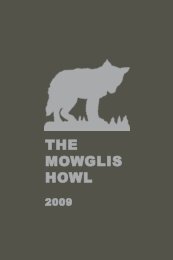 THE MOWGLIS HOWL - Camp Mowglis