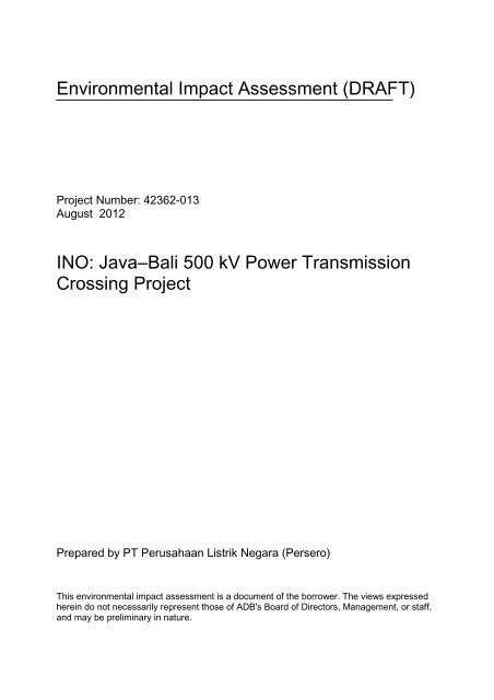 Høflig Ombord Smuk kvinde Indonesia: Java-Bali 500 kV Power Transmission Crossing ... - AECEN