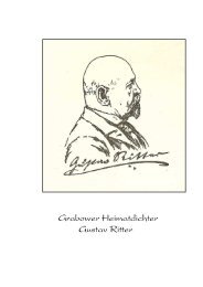 Grabower Heimatdichter Gustav Ritter - Grabow-Erinnerungen