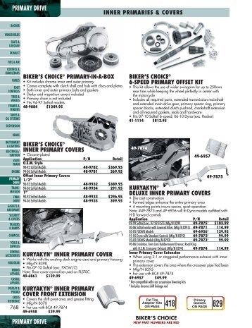 Primary Drive - Harley-DavidsonÂ® Parts and Accessories