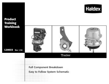 Product Training Workbook L20023 Rev. 1/04 - Haldex