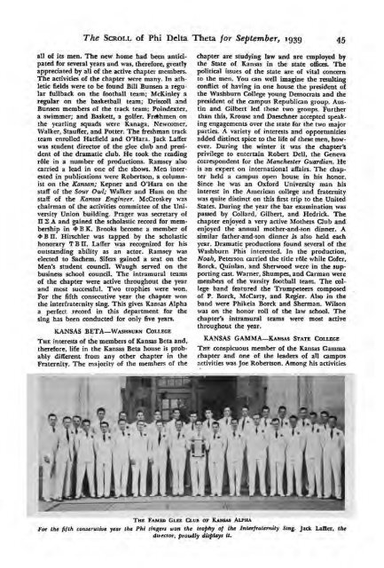 1939–40 Volume 64 No 1–5 - Phi Delta Theta Scroll Archive