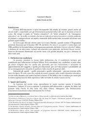 Lasciarsi educare dalla Parola di Dio.pdf - DIOCESI di NOTO