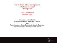 City of Swan - Place Management - International Association for ...