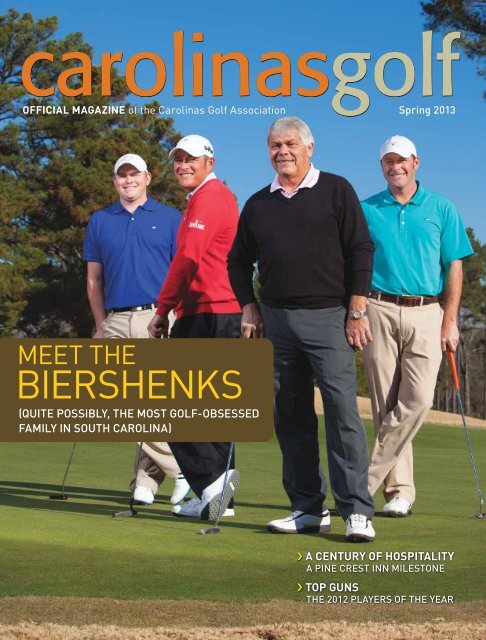 Spring 2013 - Carolinas Golf Association