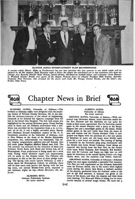 1953–54 Volume 78 No 1–5 - Phi Delta Theta Scroll Archive