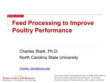 PowerPoint-Charles Stark - The Poultry Federation