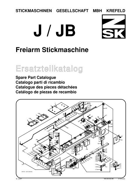 Ersatzteilkatalog - ZSK Stickmaschinen GmbH