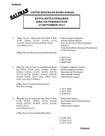 Surat arahan - Portal Rasmi Jabatan Pelajaran Perak Surat arahan - Portal Rasmi Jabatan Pelajaran Perak