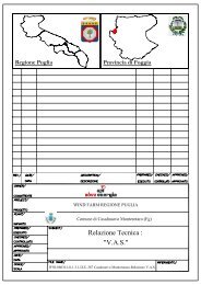 38-RELAZIONE VAS.pdf - Ambiente e Territorio della Capitanata