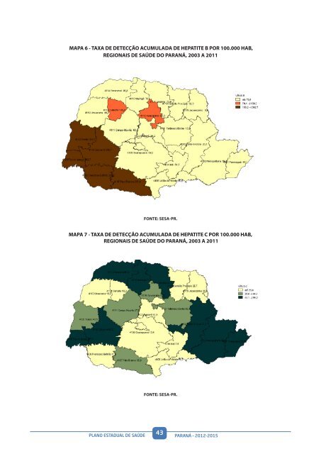 Plano Estadual de SaÃºde - Governo do ParanÃ¡