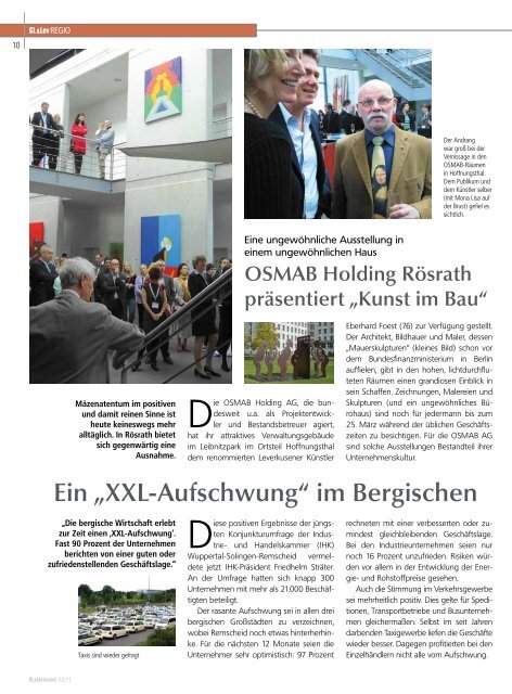 Das WIRTSCHAFTSMAGAZIN für den ... - GL VERLAGS GmbH