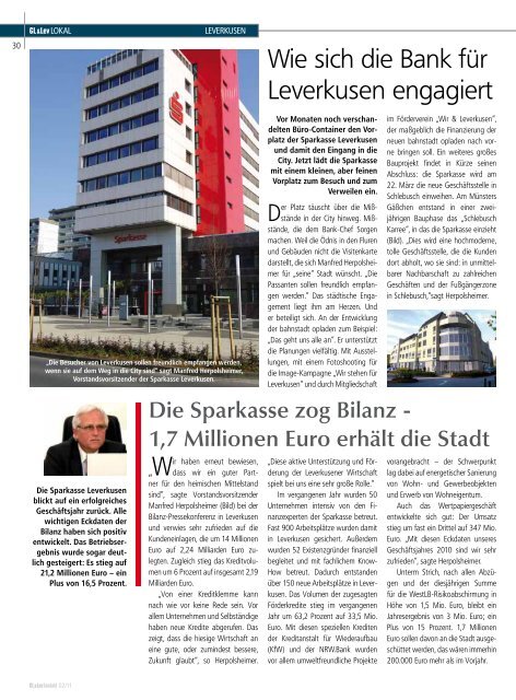 Das WIRTSCHAFTSMAGAZIN für den ... - GL VERLAGS GmbH