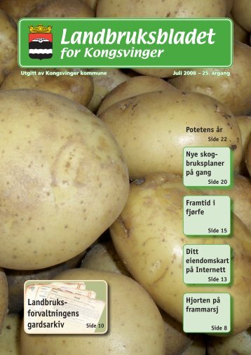 Landbruksbladet - Kongsvinger Kommune