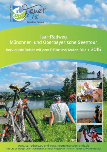Isar-Radweg Münchner- und Oberbayerische Seentour 2015