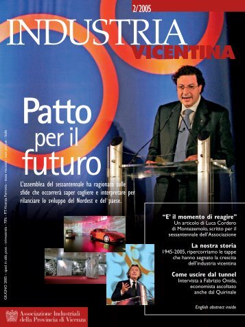 Industria Vicentina 2-2005.pdf - Associazione Industriali della ...