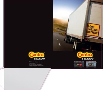 Leaflet CENTRA Truck batteries - Exide Technologies