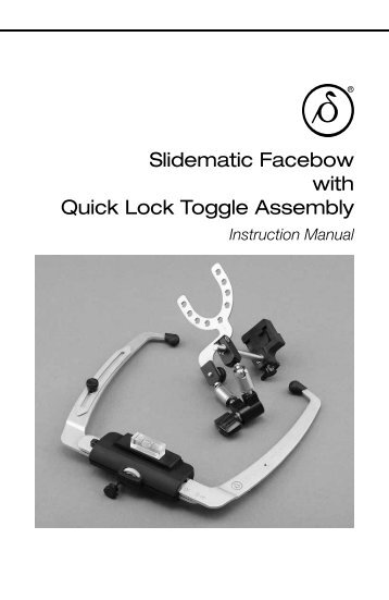 Slidematic with Quick Lock Toggle Instructions - Whip Mix