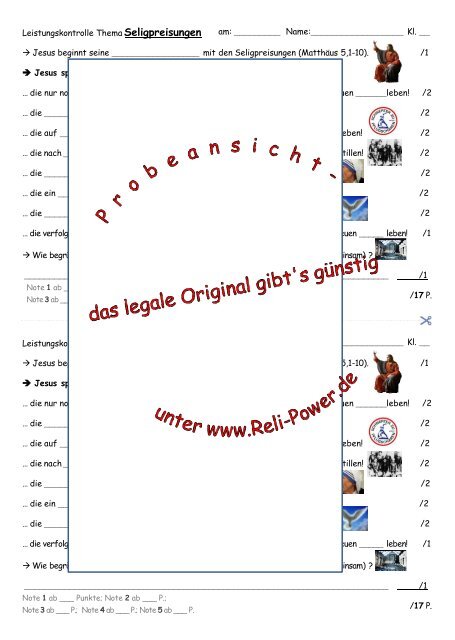 PROBE-Datei zur Leistungskontrolle Thema ... - Reli-Power.de