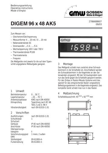 DIGEM 96 x 48 AK5