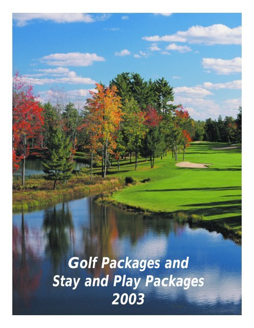 Golf Packages and Stay and Play Packages - pdf format