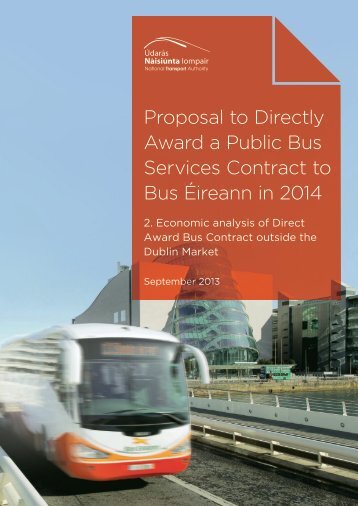 2. Economic analysis of a directly award bus contract outside the ...