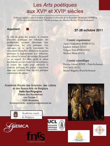 Programme - gemca - UCL