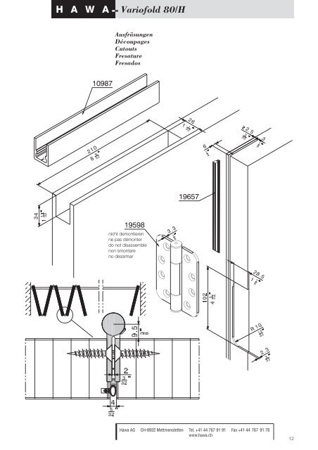 HAWA Variofold 80/H