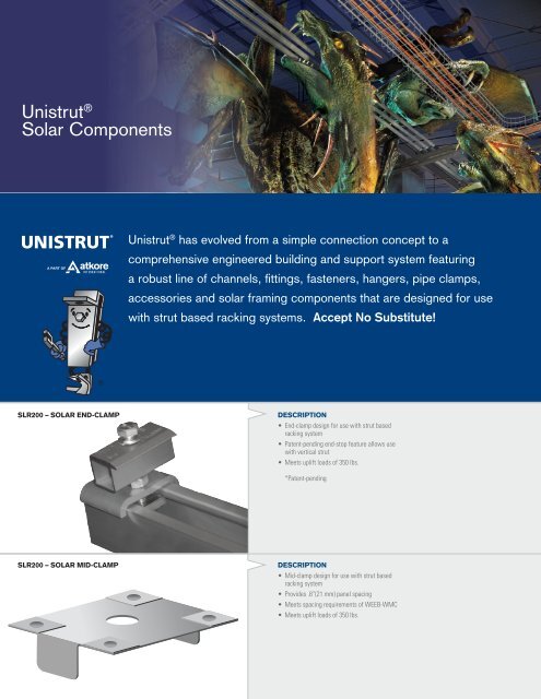 Unistrut® Solar Components