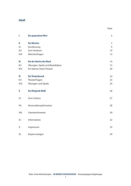 DIE BREMER STADTMUSIKANTEN - christian leithner