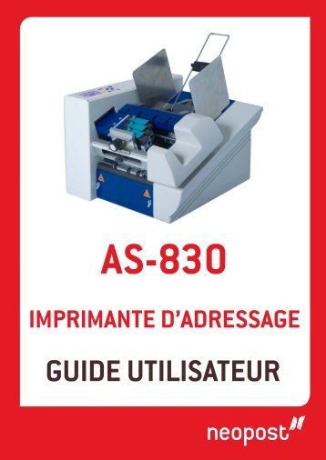 Guide utilisateur - Neopost