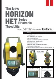 HET5 Electronic Theodolite - Horizon â Measure Right
