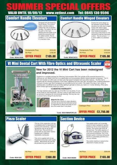 VETERINARY INSTRUMENTATION