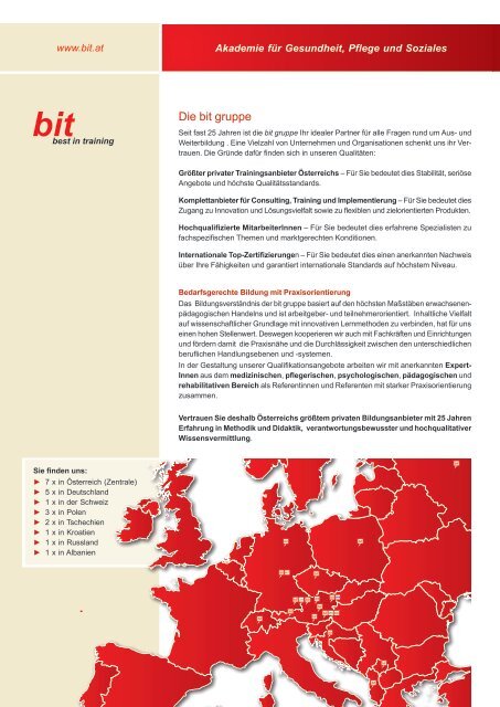 Akademie für Gesundheit, Pflege und Soziales - bit