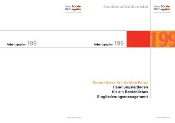 Handlungsleitfaden fÃ¼r ein Betriebliches Eingliederungsmanagement