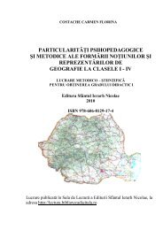 particularitÄÅ£i psihopedagogice Åi metodice ale ... - Sala de LecturÄ