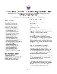 VIEW as PDF - World Sikh Council