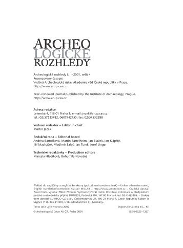 2001_4 - Archeologický ústav AV ČR