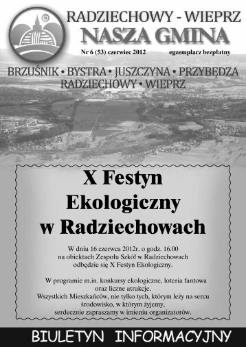 X Festyn Ekologiczny w Radziechowach