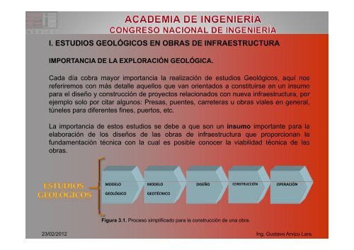 Ing. Gustavo Arvizu Lara - Academia de IngenierÃ­a