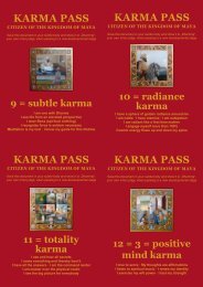 karma pass - 3HO Europe