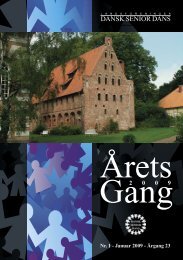 Ãrets Gang.indd - Landsforeningen Dansk Senior Dans