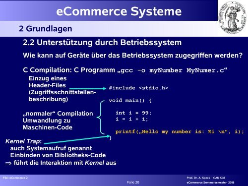 eCommerce Systeme - Institut für Informatik - Christian-Albrechts ...