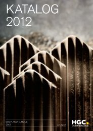 HGC DachWandHolz Katalog 2012 - HG Commerciale