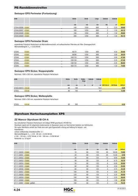 HGC DachWandHolz Katalog 2012 - HG Commerciale