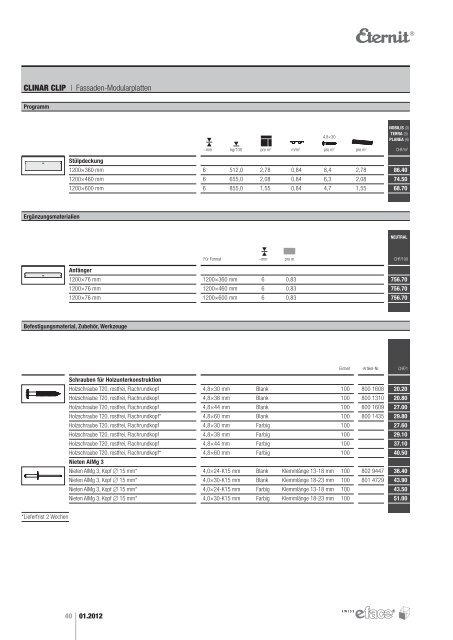 HGC DachWandHolz Katalog 2012 - HG Commerciale