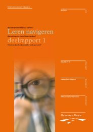 Leren navigeren deelrapport 1 - Gemeenteraad Almere